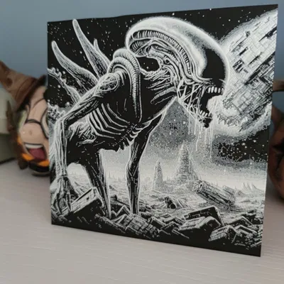 Hueforge Alien - Mô Hình Người Ngoài Hành Tinh