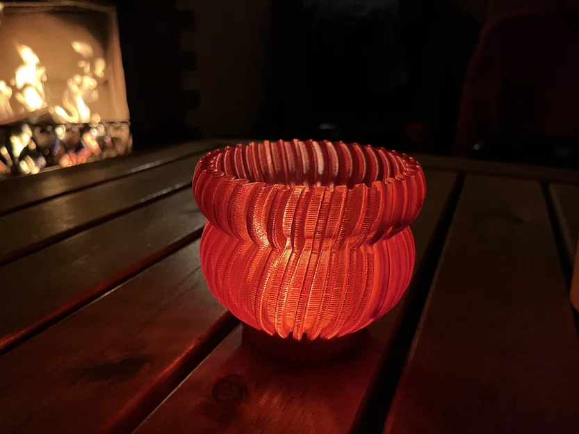 Bình nến hình xoắn ốc Teelicht - Image 1