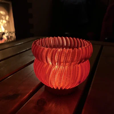 Bình nến hình xoắn ốc Teelicht