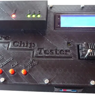 Vỏ máy kiểm tra chip Retro rev. 1.2k