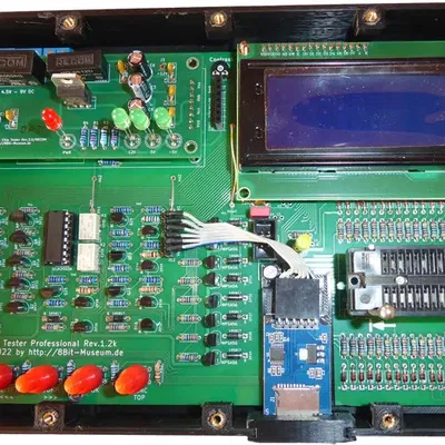 Vỏ máy kiểm tra chip Retro rev. 1.2k