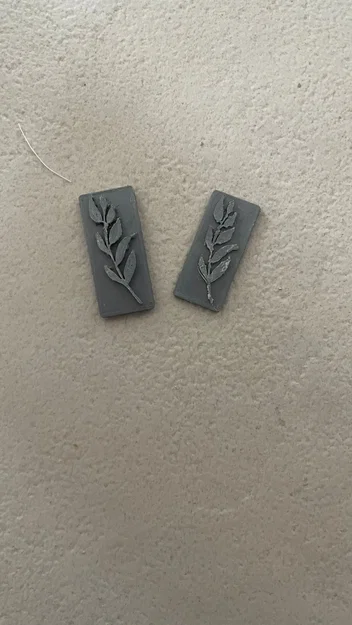 Con Dấu Đất Sét Hình Bông Hoa - Image 1