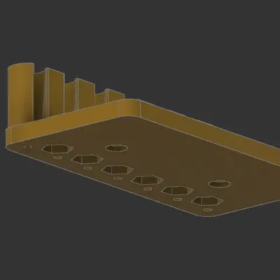 Giá đỡ tua vít vi mô với các đai ốc để tăng trọng lượng