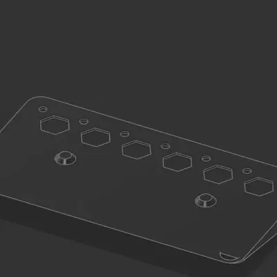 Giá đỡ tua vít vi mô với các đai ốc để tăng trọng lượng