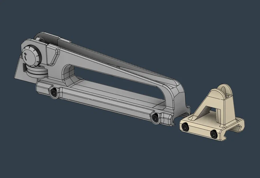 Tay Cầm và Băng Ruồi AR-15 Có Thể In 3D - Image 1