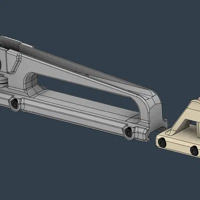 Tay Cầm và Băng Ruồi AR-15 Có Thể In 3D