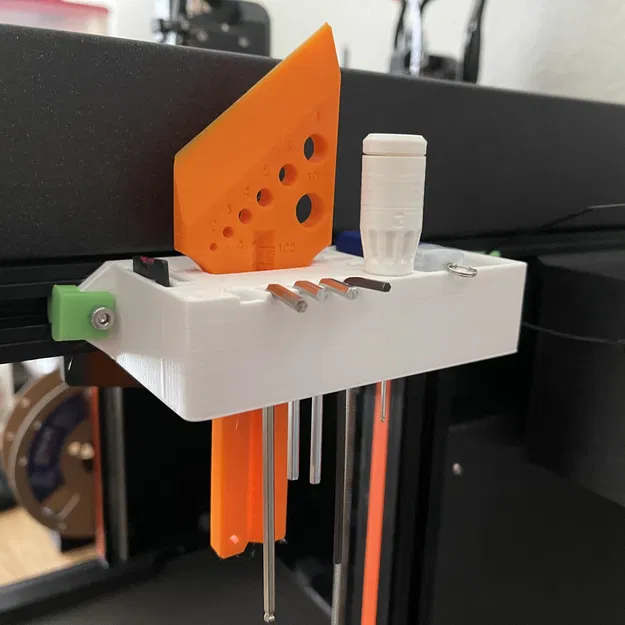 Giá đỡ ống nhôm 2020 với ốc vít 3mm cho khay dụng cụ - Image 1