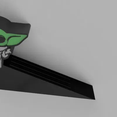 Giá đỡ cửa Grogu sử dụng sức mạnh giữ cửa mở