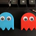 Móc chìa khóa ma PacMan dễ thương và độc đáo - Thumbnail 2