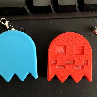 Móc chìa khóa ma PacMan dễ thương và độc đáo