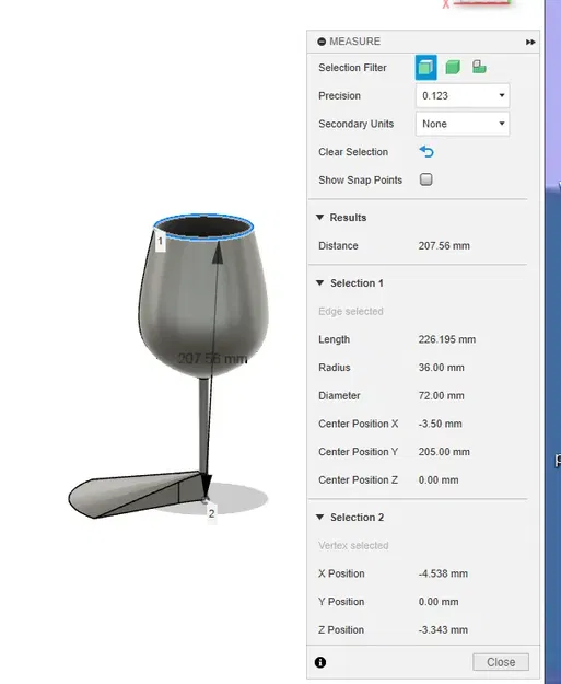 Ly rượu vang hình chặn cửa độc đáo - Image 1