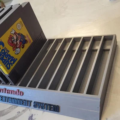 Kệ Đựng 10 Băng Game NES