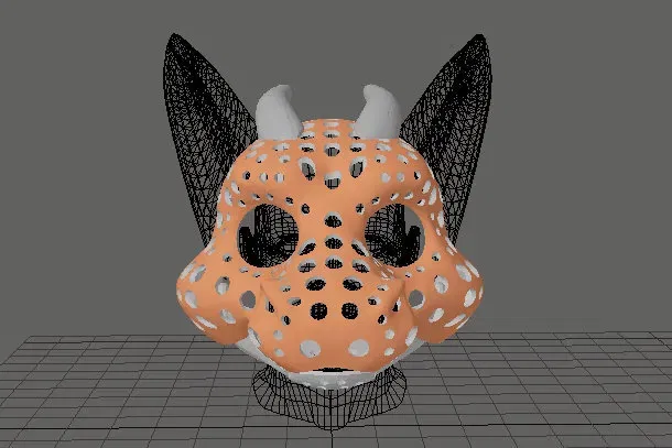 Đế đầu Fursuit hoặc rối - Phiên bản 78 - Rồng Thiên Thần - Image 2