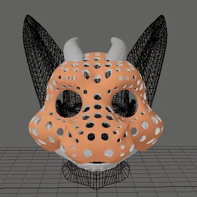 Đế đầu Fursuit hoặc rối - Phiên bản 78 - Rồng Thiên Thần