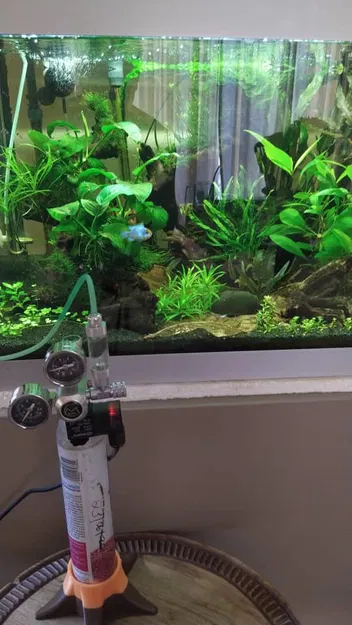 Giá đỡ bình gas cho bể cá thủy sinh - Image 2