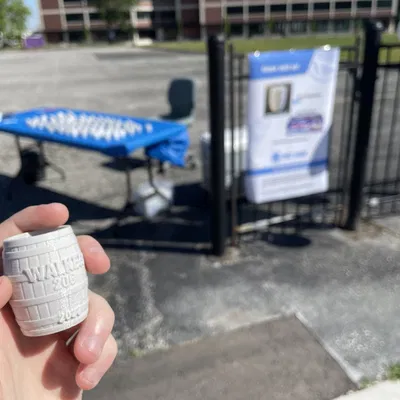 Thùng kỷ niệm Walkerville trong lễ hội cộng đồng