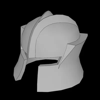 Nón Lego Tương Thích (48493.dat) Lâu Đài Minifig Có Bảo Vệ Má Vuông