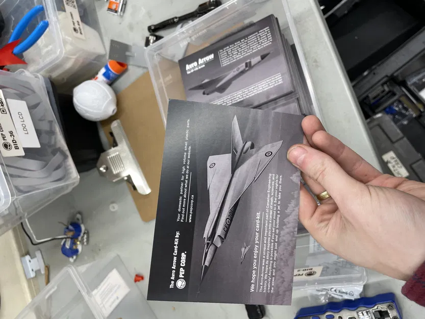 Mô hình lắp ráp máy bay chiến đấu Avro Arrow của Canada - Image 9