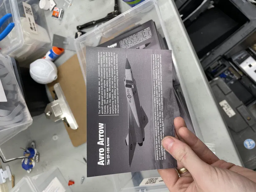 Mô hình lắp ráp máy bay chiến đấu Avro Arrow của Canada - Image 10