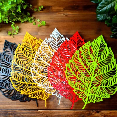 Mô hình Lá Sồi Thiết Kế Voronoi