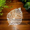Mô hình Lá Sồi Thiết Kế Voronoi - Thumbnail 2