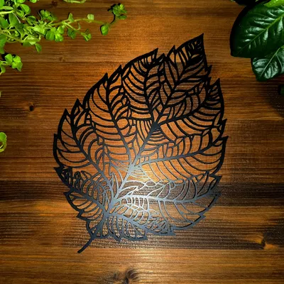 Mô hình Lá Sồi Thiết Kế Voronoi