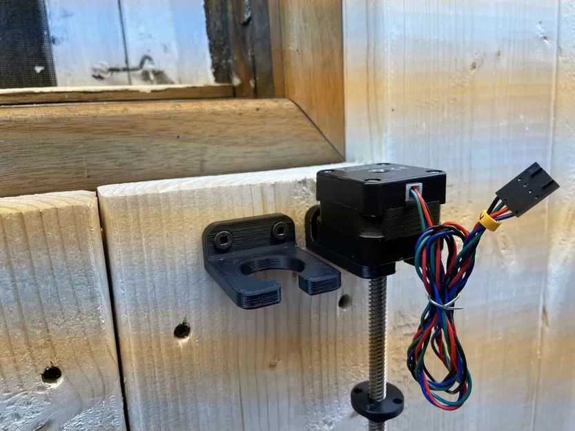 Giá đỡ động cơ bước gắn tường cho trục vít - Image 1