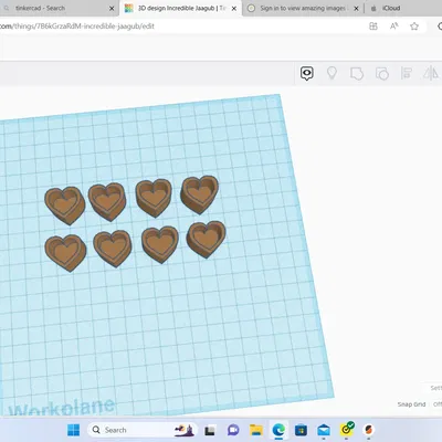 Cốc mực hình trái tim cho nghệ thuật xăm hình