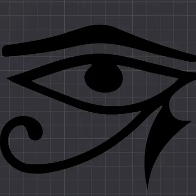 Mô hình mắt của Ra trong nghệ thuật Ai Cập cổ đại