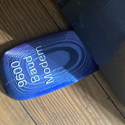 Chặn cửa mô hình modem 9600 baud độc đáo