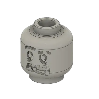 Đầu lâu zombie LEGO độc đáo cho Halloween