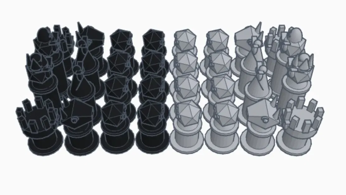 Bộ cờ vua phong cách hoạt hình với biểu cảm sinh động - Image 8