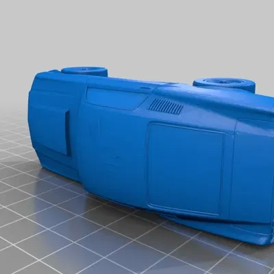 Ford Mustang với bánh xe di chuyển in liền