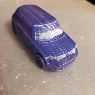 Xe nhỏ Cooper in place với bánh xe chuyển động