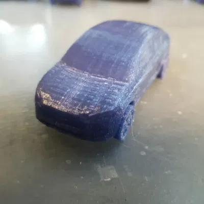 Mô hình Tesla Model X in tại chỗ với bánh xe di chuyển