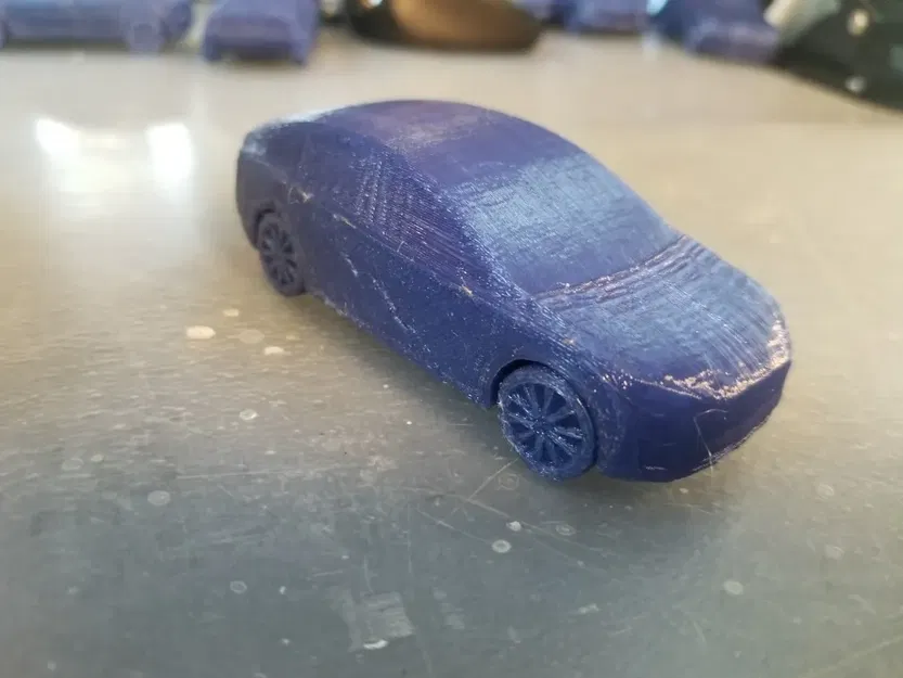 Mô hình Tesla Model X in tại chỗ với bánh xe di chuyển - Image 3