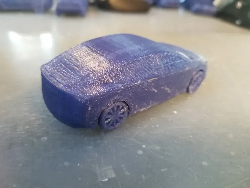 Mô hình Tesla Model X in tại chỗ với bánh xe di chuyển - Image 4