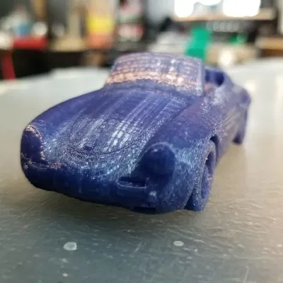 Xe Porsche 356 Speedster 1964 với bánh xe di chuyển