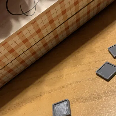 Bộ chân cao su TPU hình vuông 15mm bảo vệ đồ nội thất