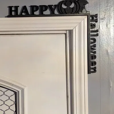 Mô hình trang trí cửa Jack Skellington cho Halloween