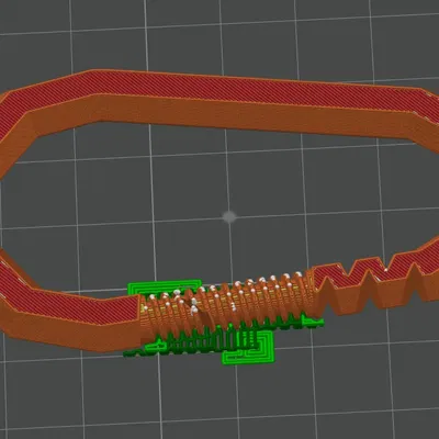 Móc Carabiner Chữ Nhật Có Khóa An Toàn