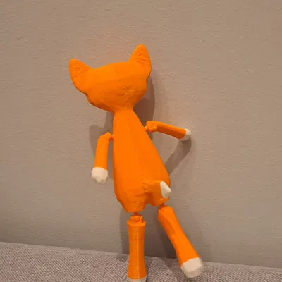 Mô hình cáo "Tutas lapsa" từ nhân vật truyền hình Latvia