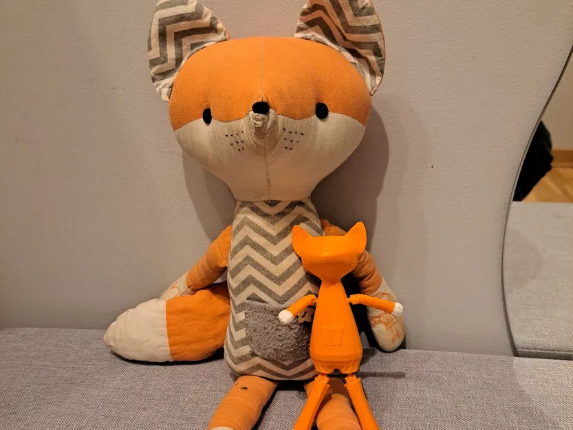 Mô hình cáo "Tutas lapsa" từ nhân vật truyền hình Latvia - Image 4