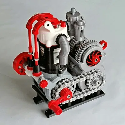 Động cơ Push Rod Có Hộp Số