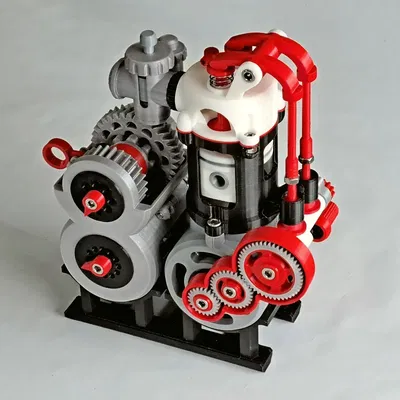 Động cơ Push Rod Có Hộp Số