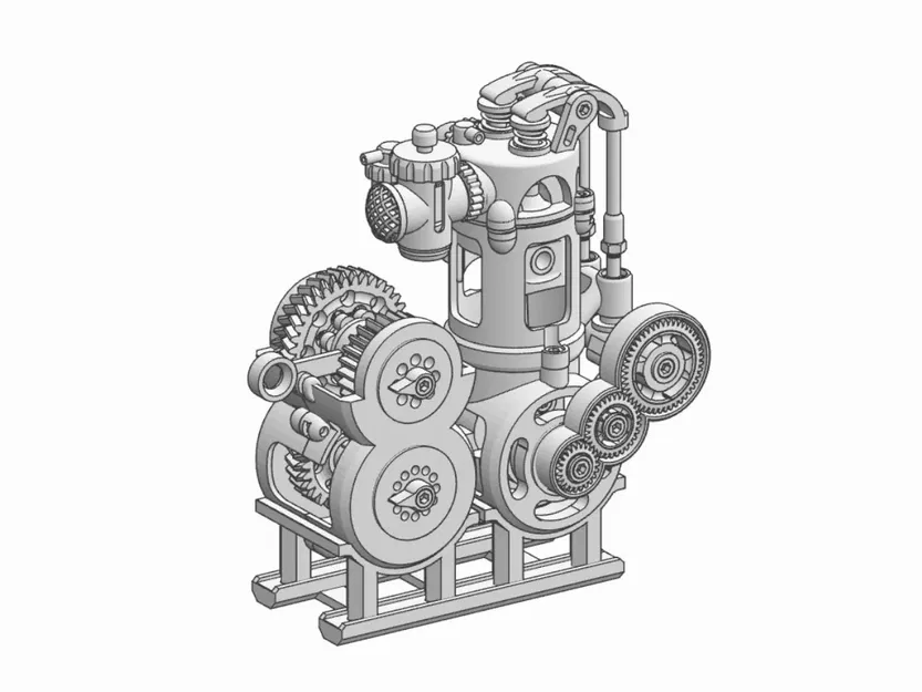Động cơ Push Rod Có Hộp Số - Image 7