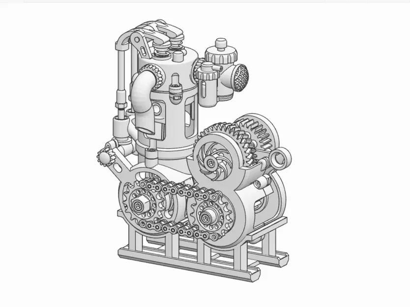 Động cơ Push Rod Có Hộp Số - Image 8