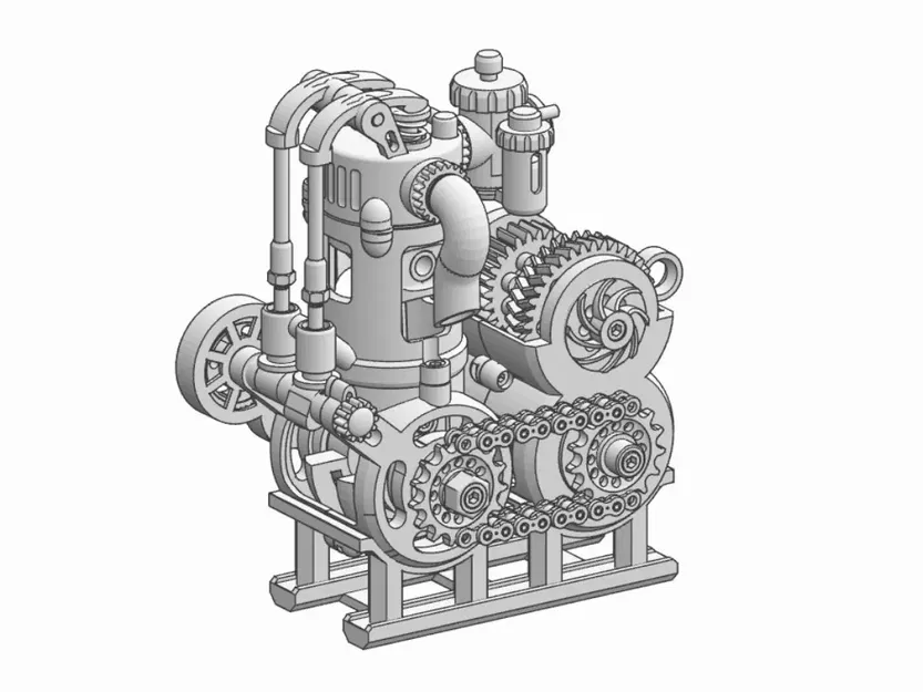 Động cơ Push Rod Có Hộp Số - Image 9