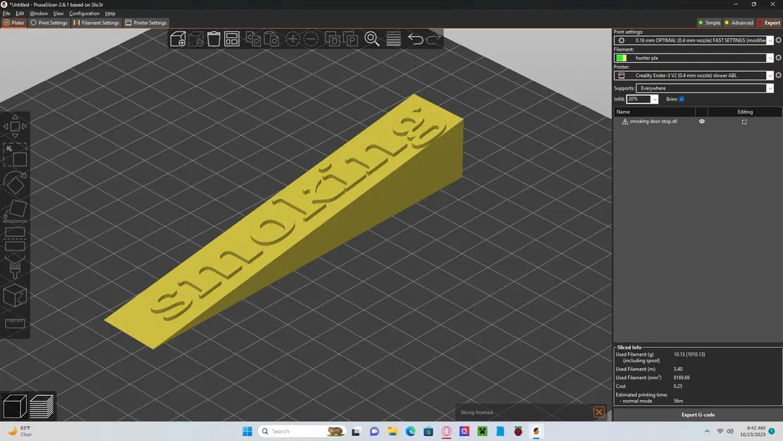Cái chặn cửa hình thuốc lá - Image 1