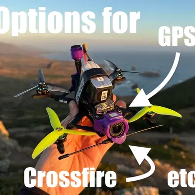 Giá Đỡ FPV Pod: cho O3, Walksnail, mọi thứ, Max-FOV, không cánh quạt, bảo vệ tối đa, mọi quad, mọi cam!